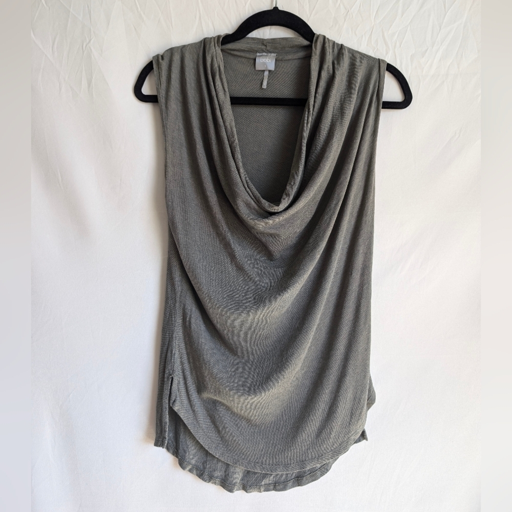 Minimalist Draped Tank | Sleeveless | Olive